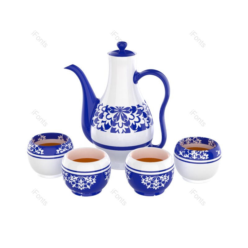 立体图片,瓷器元素,PNG,免抠素材